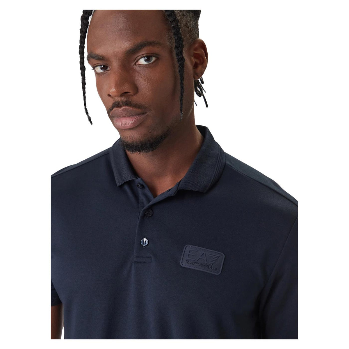 EMPORIO ARMANI 7 EA7 TRAIN LUX M POLO - Blu - vista 3