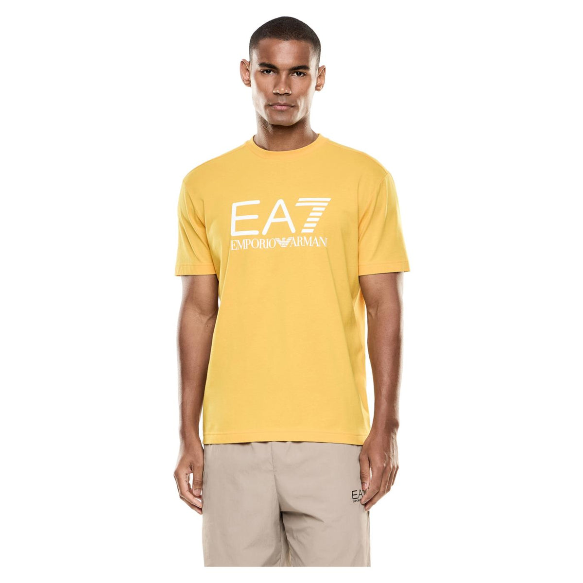 EMPORIO ARMANI 7 EA7 TRAIN CORE BIG LOGO TEE - Giallo - immagine principale