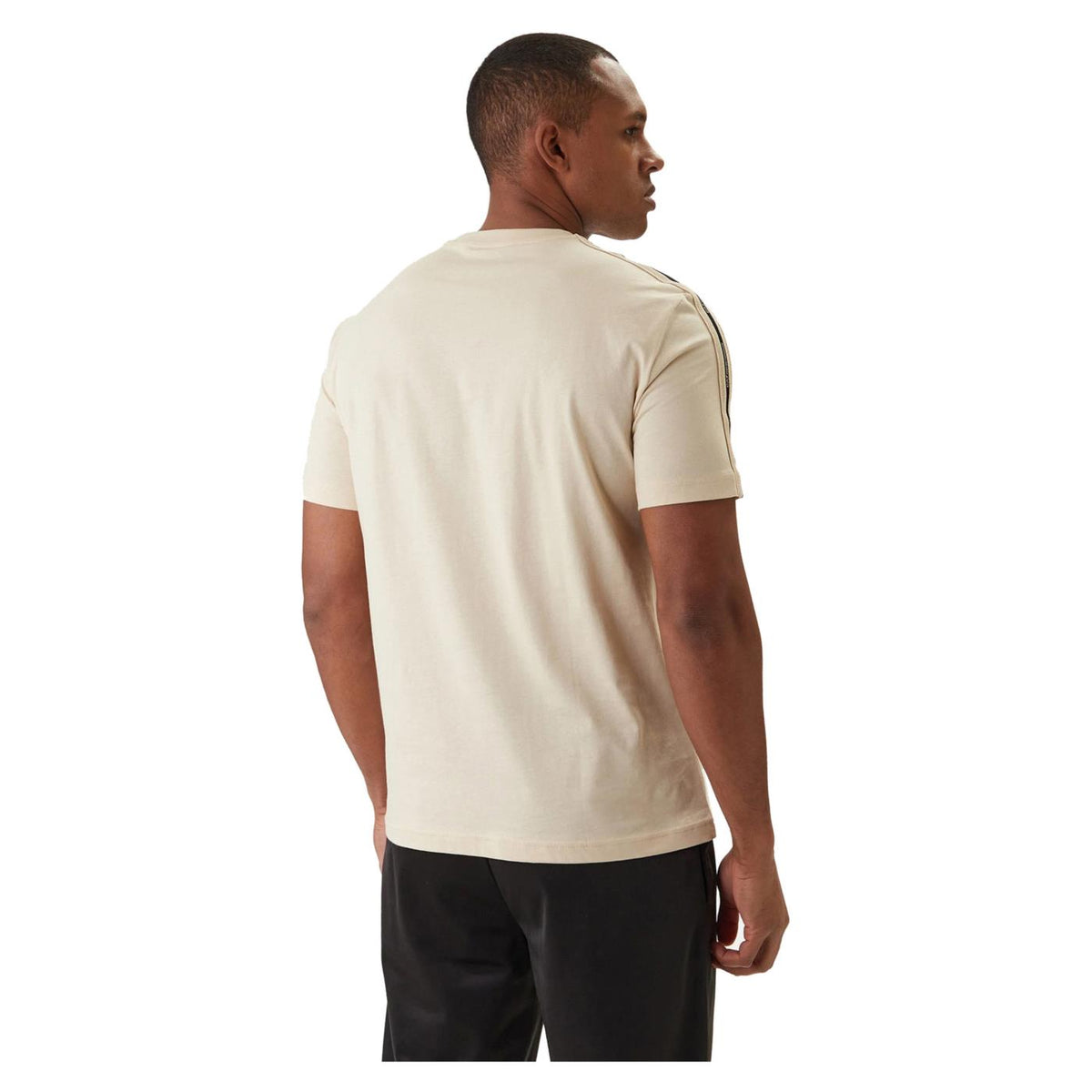 EMPORIO ARMANI 7 EA7 TRAIN LOGO SERIES M TEE - Beige - vista 2