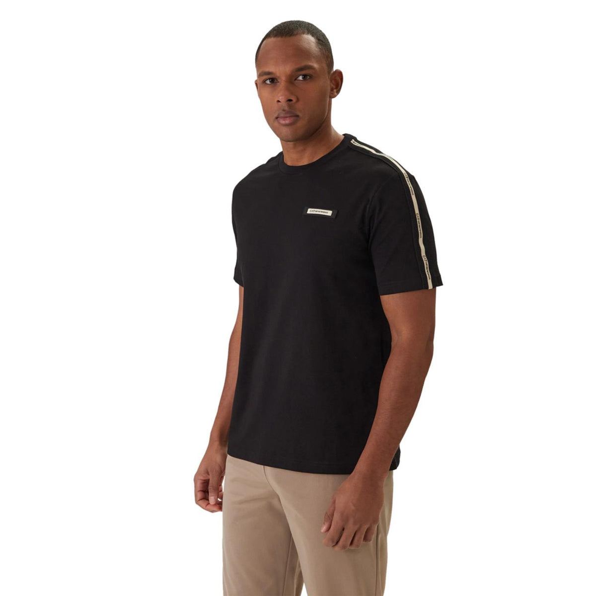 EMPORIO ARMANI 7 EA7 TRAIN LOGO SERIES M TEE - Nero - immagine principale