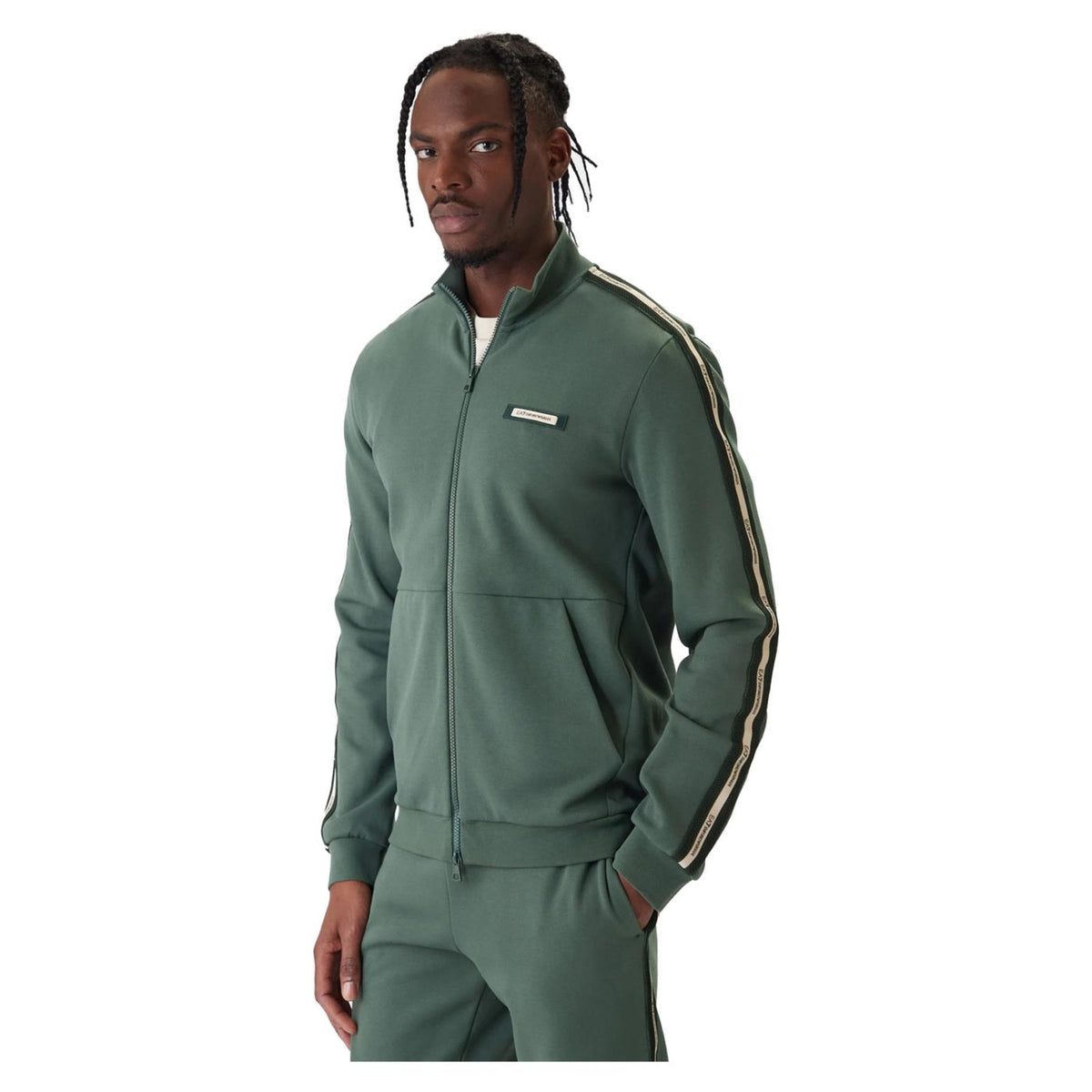 EMPORIO ARMANI 7 EA7 TRAIN LOGO SERIES TAPE - Verde - immagine principale