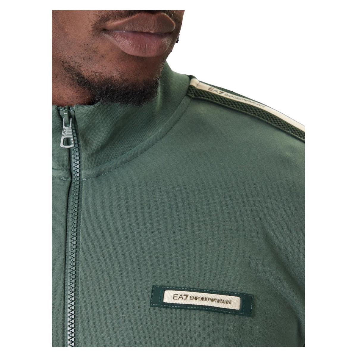 EMPORIO ARMANI 7 EA7 TRAIN LOGO SERIES TAPE - Verde - vista 3