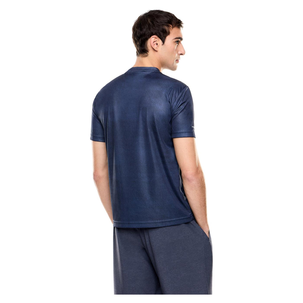 EMPORIO ARMANI 7 EA7 TRAIN ARMANI BLUE TEE - seconda immagine