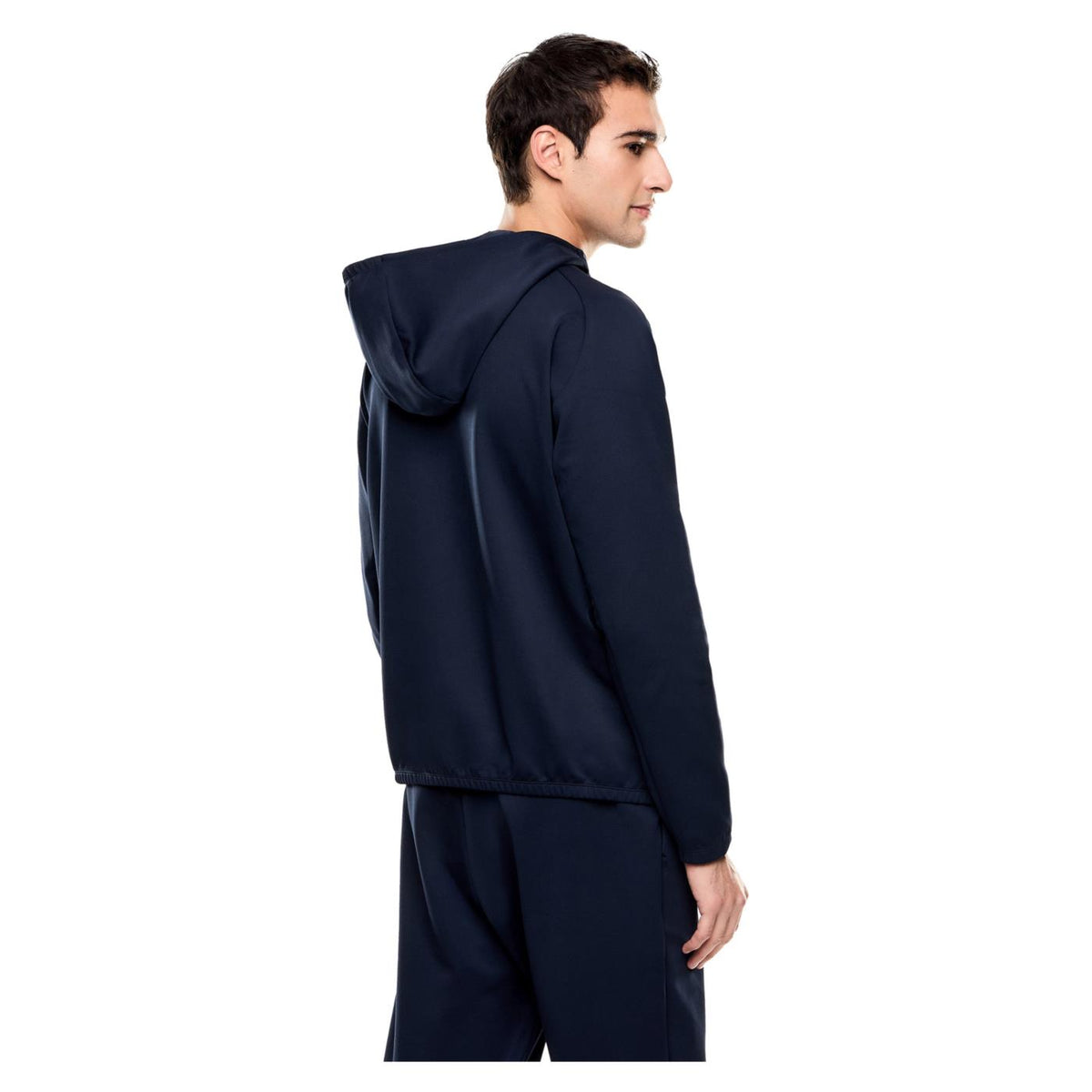 EMPORIO ARMANI 7 EA7 TRAIN ARMANI BLUE HOOD FZ - seconda immagine
