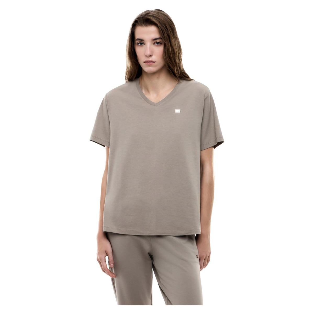 EMPORIO ARMANI 7 EA7 TRAIN CORE LADY W TEE - Beige - immagine principale