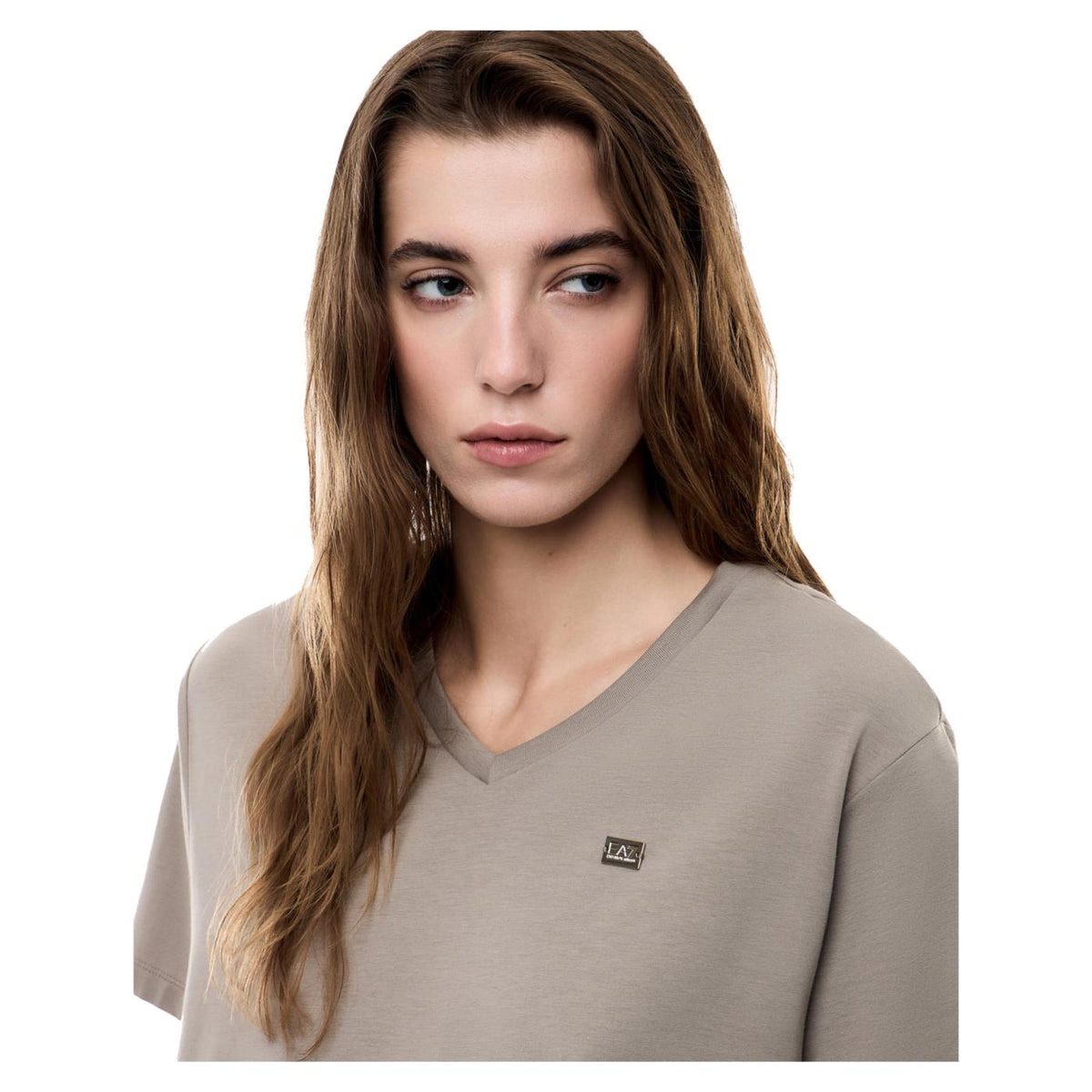 EMPORIO ARMANI 7 EA7 TRAIN CORE LADY W TEE - Beige - vista 3