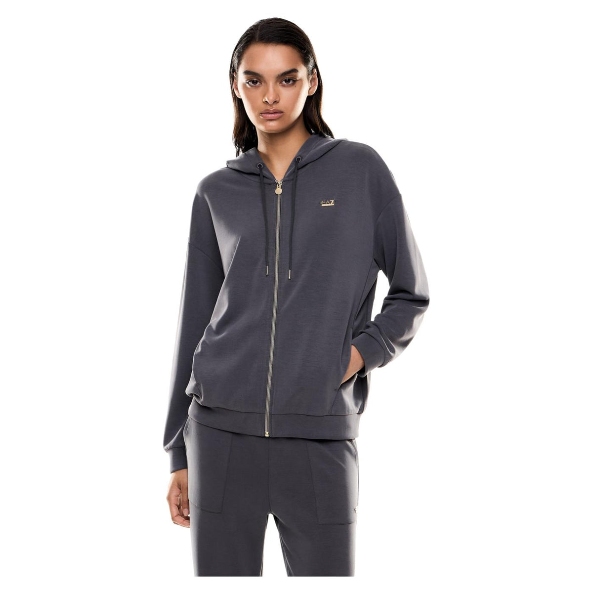 EMPORIO ARMANI 7 EA7 TRAIN RELAX W HOODIE FZ - seconda immagine