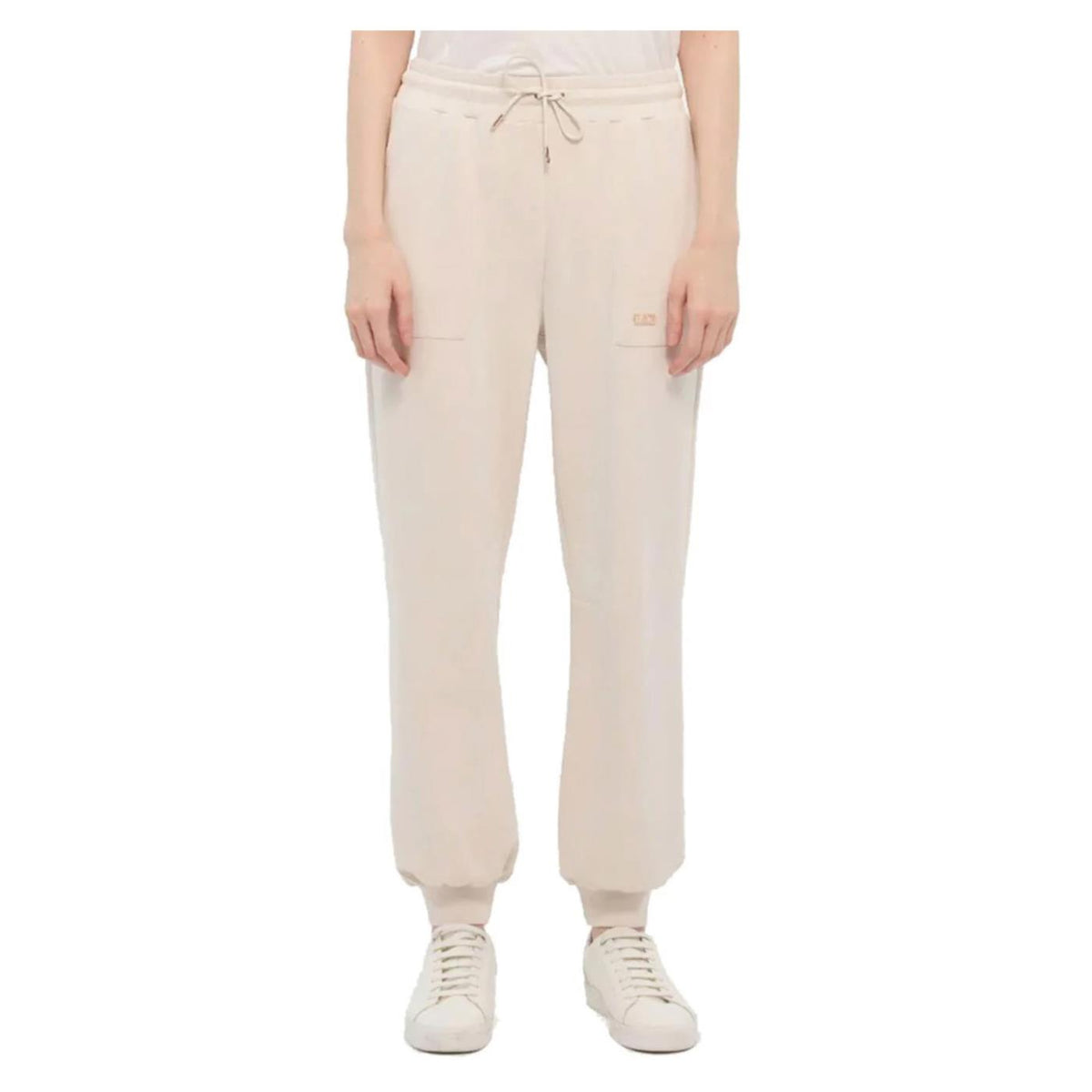 EMPORIO ARMANI 7 EA7 TRAIN LADY RELAX PANTS - Beige - immagine principale