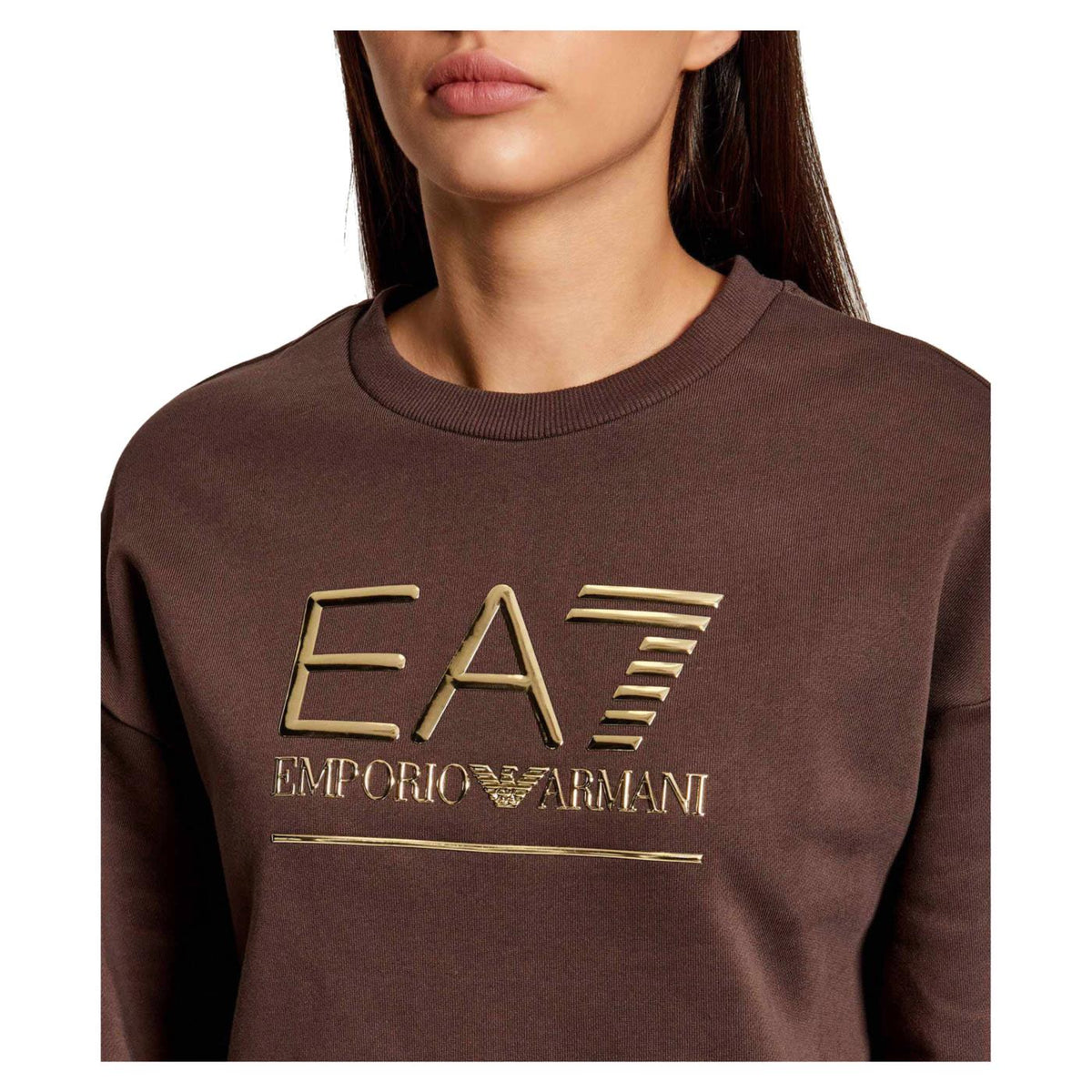 EMPORIO ARMANI 7 EA7 TRAIN VISIBILITY W T-TOP - Marrone scuro - vista 3