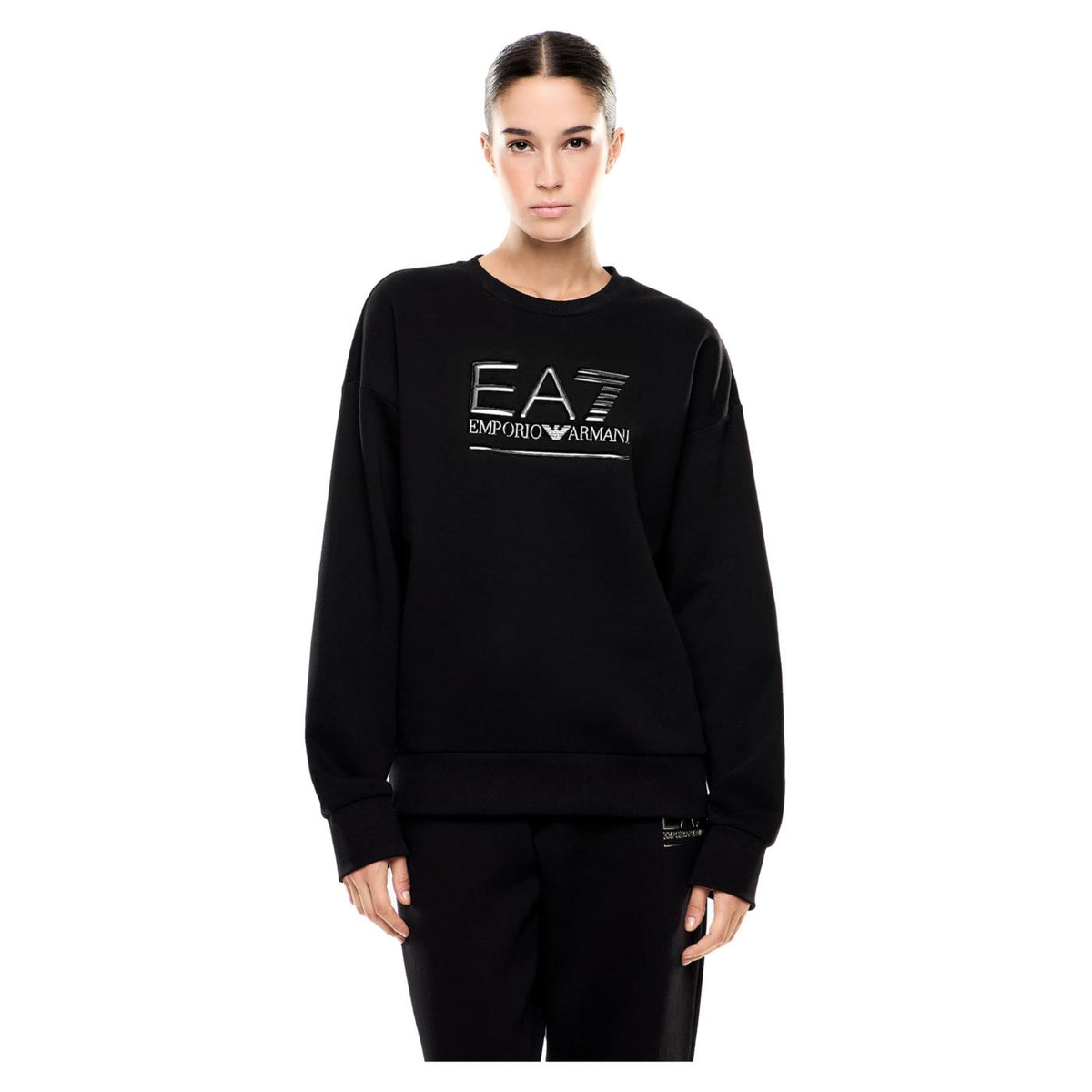 EMPORIO ARMANI 7 EA7 TRAIN VISIBILITY W T-TOP - Nero - vista 2