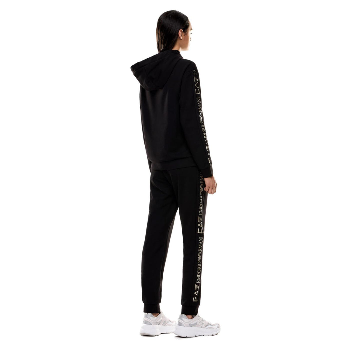 EMPORIO ARMANI 7 EA7 TRAIN TRACKSUIT WOMAN - Nero - vista 3