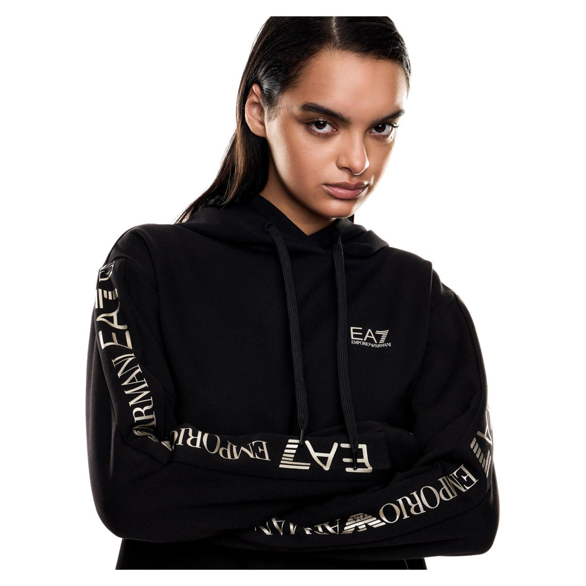 EMPORIO ARMANI 7 EA7 TRAIN TRACKSUIT WOMAN - Nero - vista 4