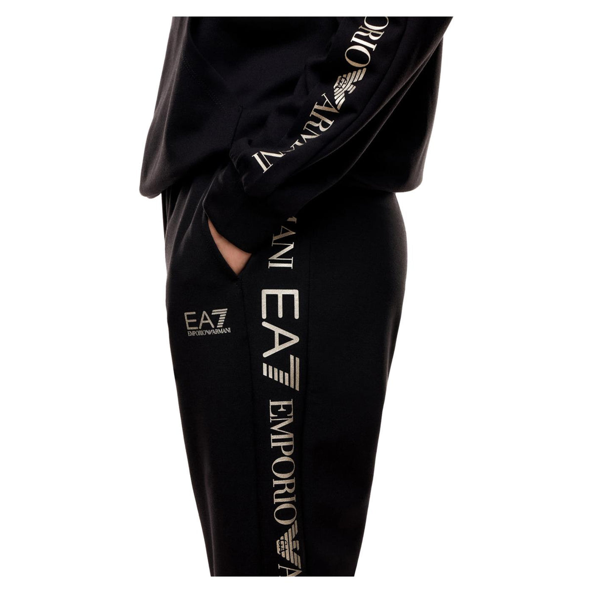 EMPORIO ARMANI 7 EA7 TRAIN TRACKSUIT WOMAN - Nero - vista 5