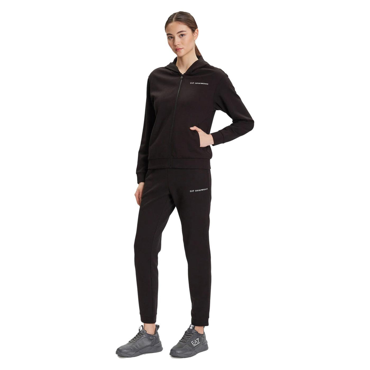 EMPORIO ARMANI 7 EA7 TRAIN LOGO W T-SUIT HO FZ - immagine principale
