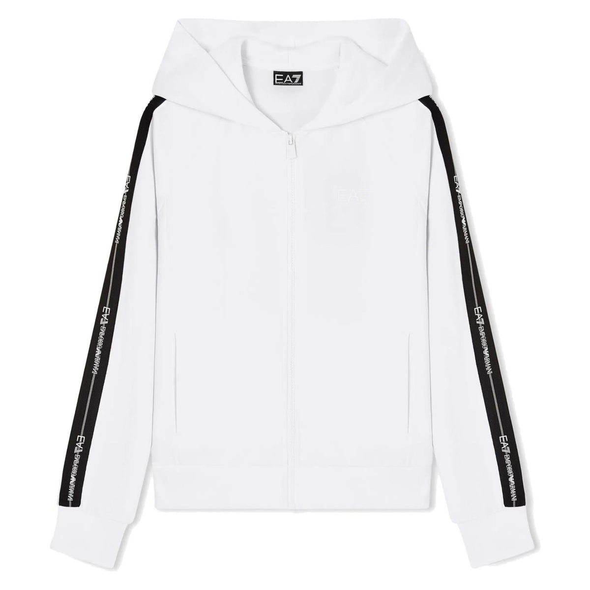 EMPORIO ARMANI 7 EA7 TRAIN LOGO TAPE W HOODIE - vista 3