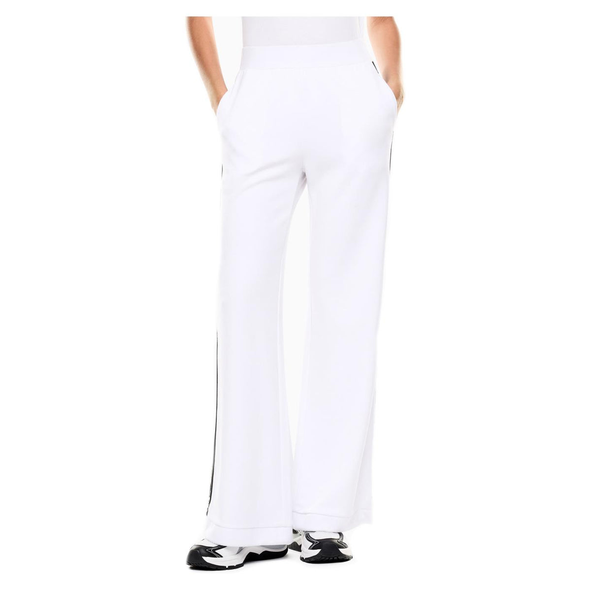 EMPORIO ARMANI 7 EA7 TRAIN SERIES TAPE W PANTS - Bianco - immagine principale