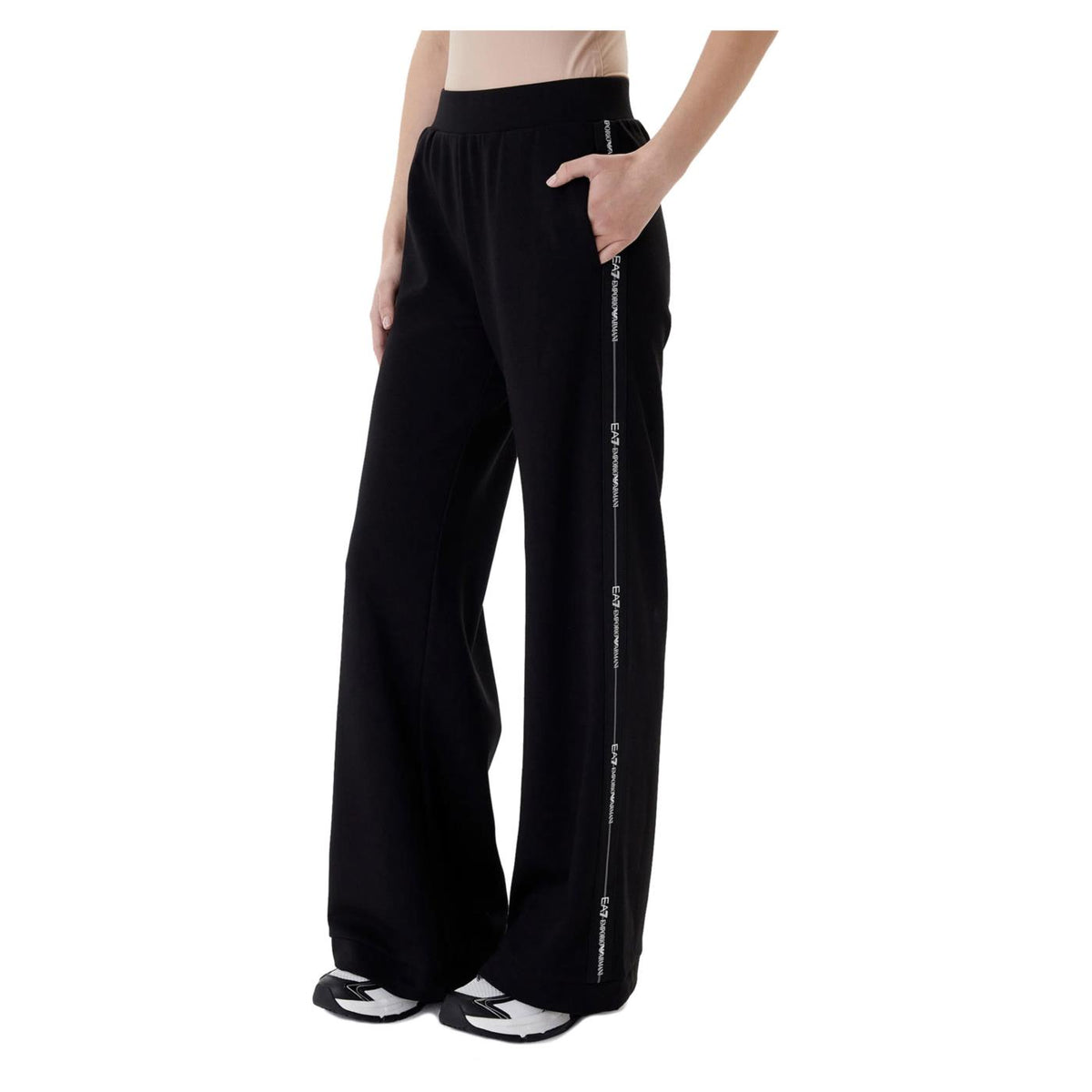 EMPORIO ARMANI 7 EA7 TRAIN SERIES TAPE W PANTS - Nero - immagine principale