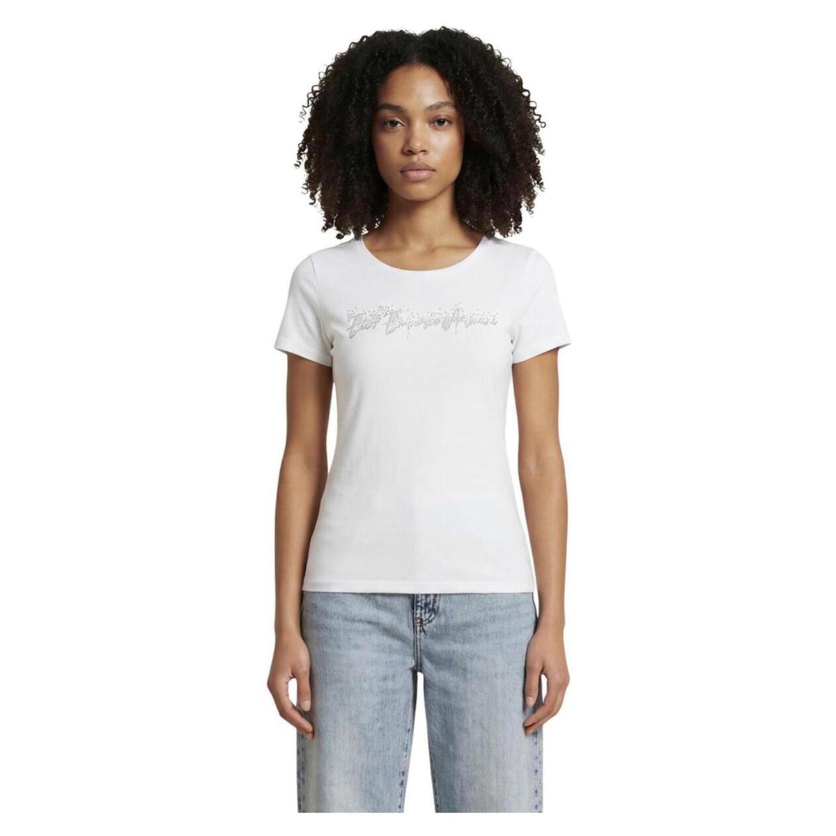 EMPORIO ARMANI 7 EA7 LOGO W HANDWRITTEN TEE