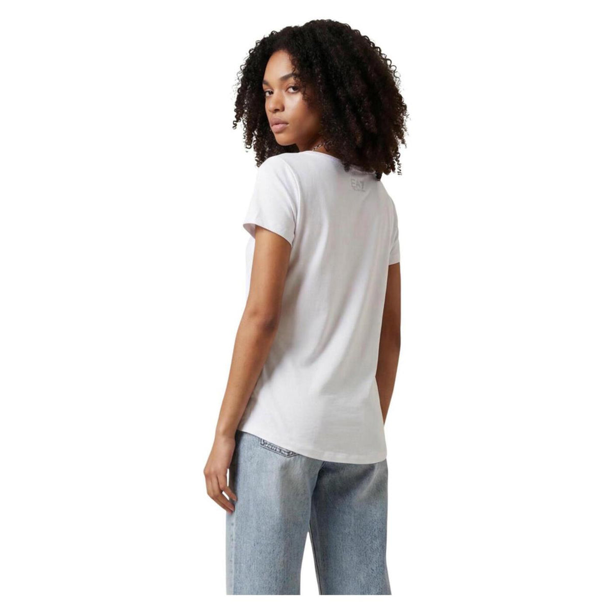 EMPORIO ARMANI 7 EA7 LOGO W HANDWRITTEN TEE - seconda immagine