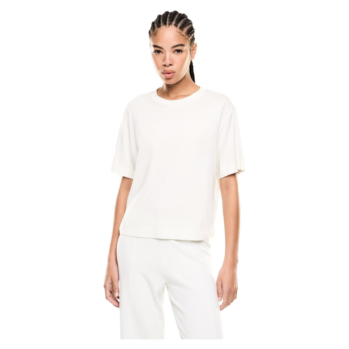 EMPORIO ARMANI 7 EA7 TRAIN PRECIOUS W TEE SS - Bianco - immagine principale