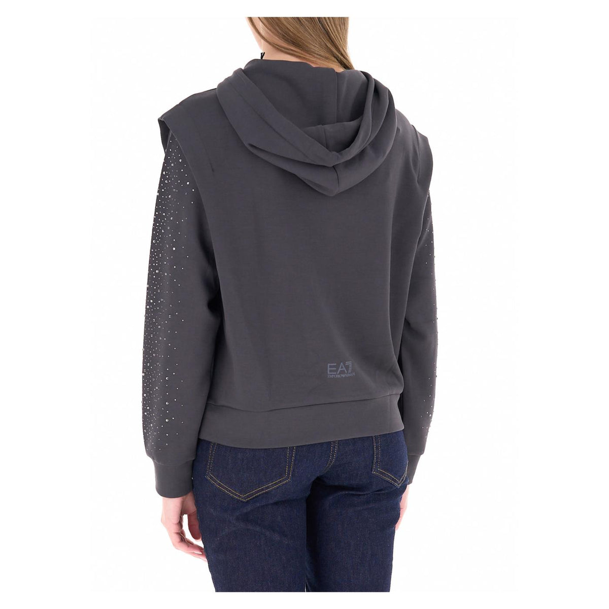 EMPORIO ARMANI 7 EA7 TRAIN PRECIOUS W HOODIE - seconda immagine