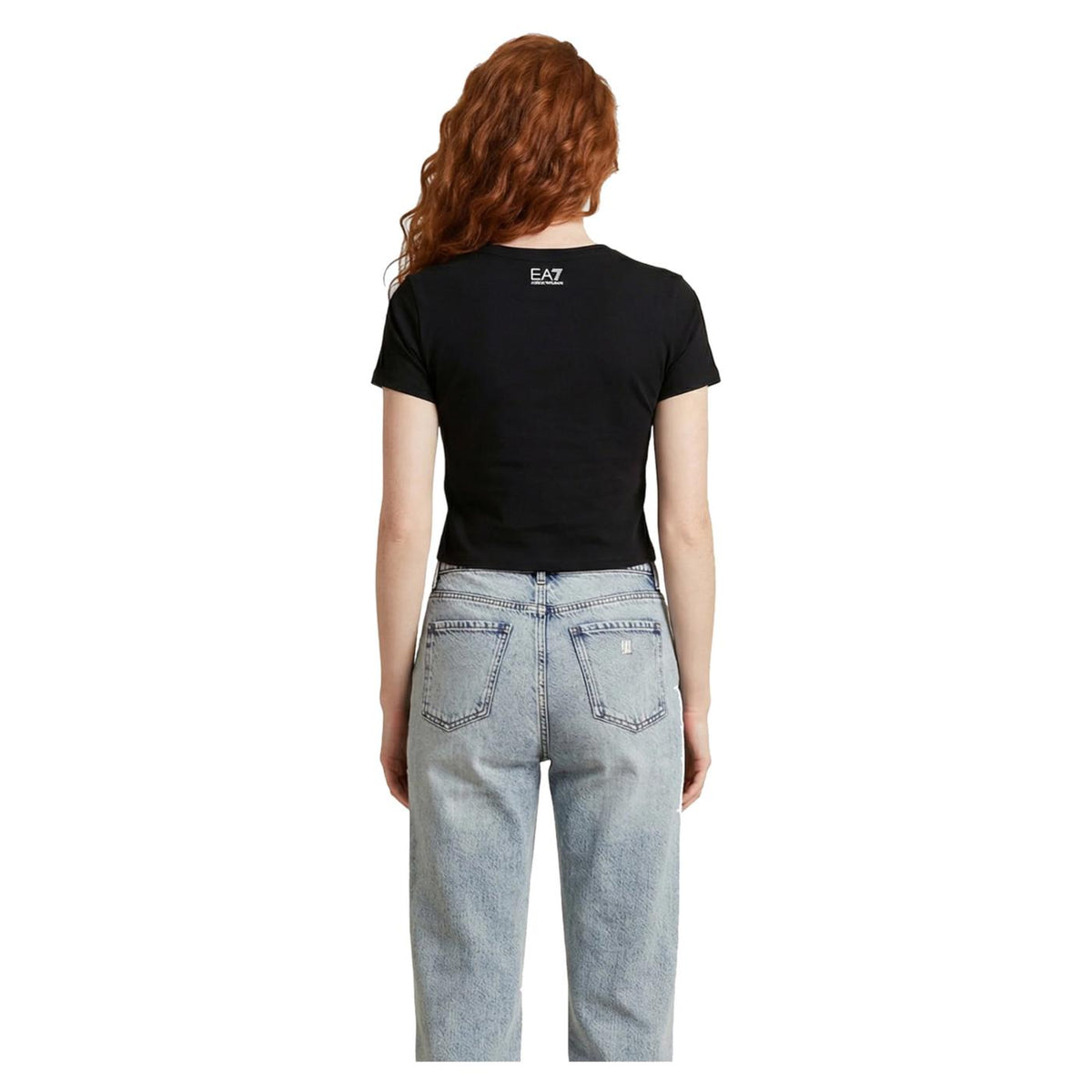 EMPORIO ARMANI 7 EA7 W TEE LETTERS CROSSOVER - seconda immagine