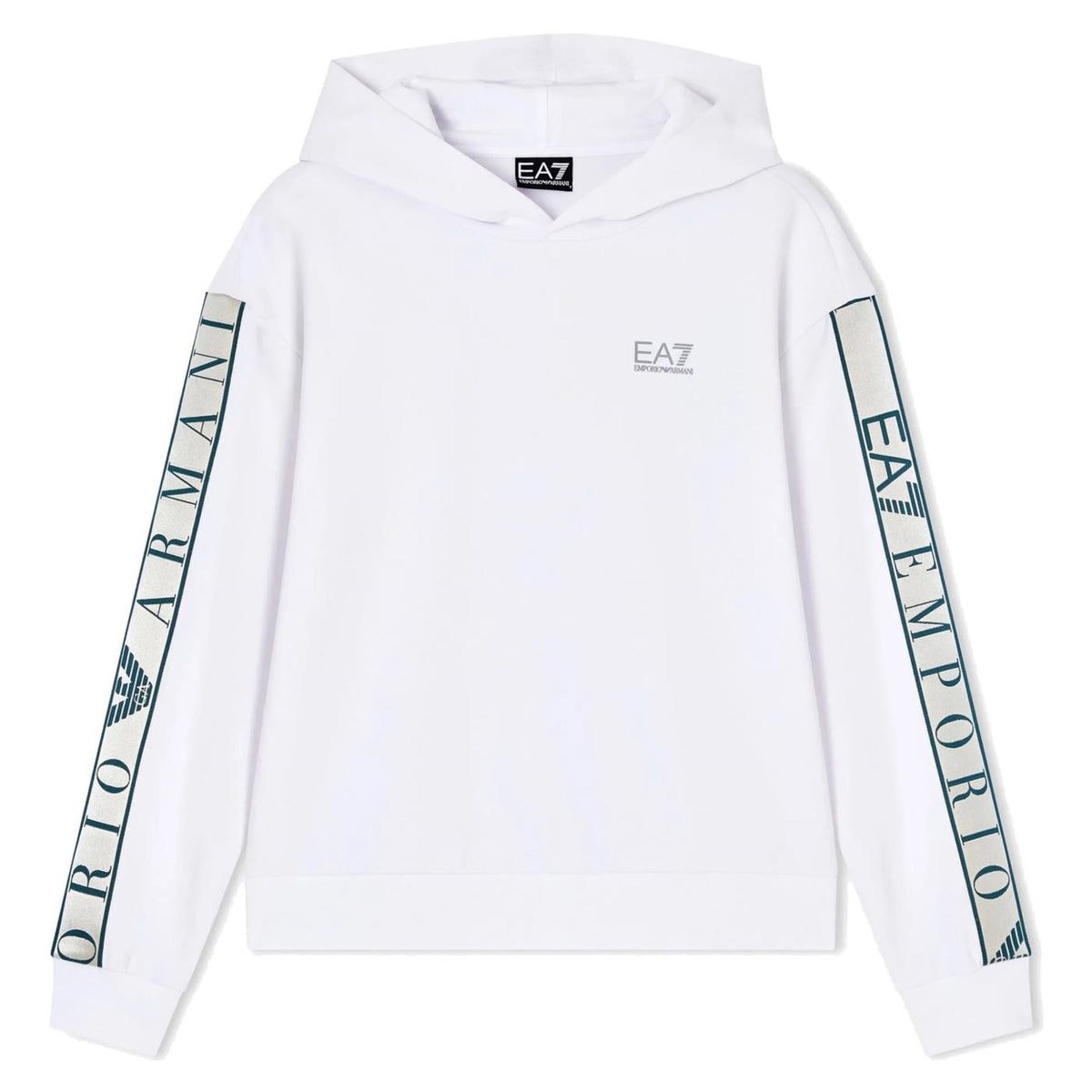 EMPORIO ARMANI 7 EA7 NATURAL VENTUS7 W HOODIE - Bianco - vista 3