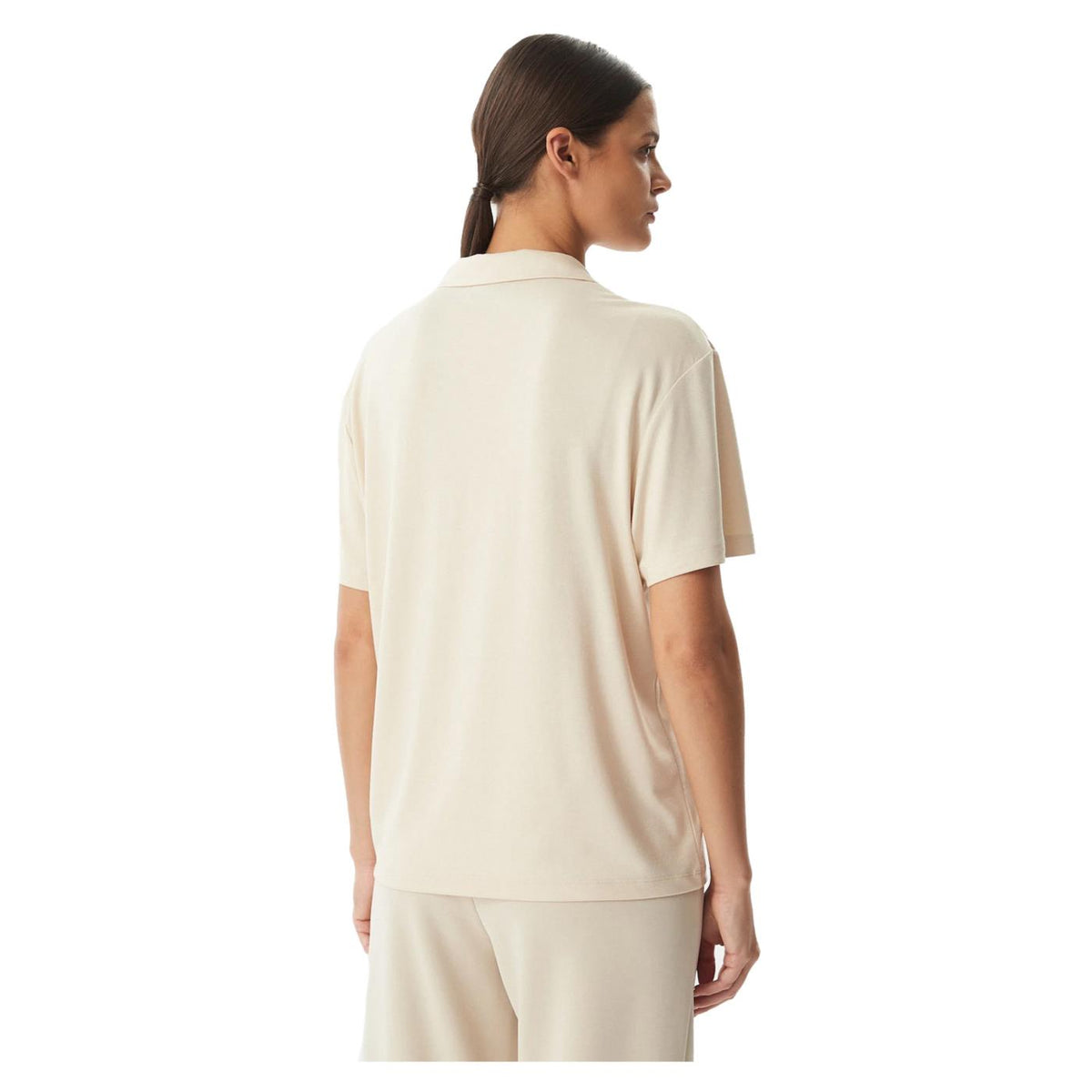 EMPORIO ARMANI 7 EA7 TRAIN CORE LADY POLO - C1-beige - vista 2