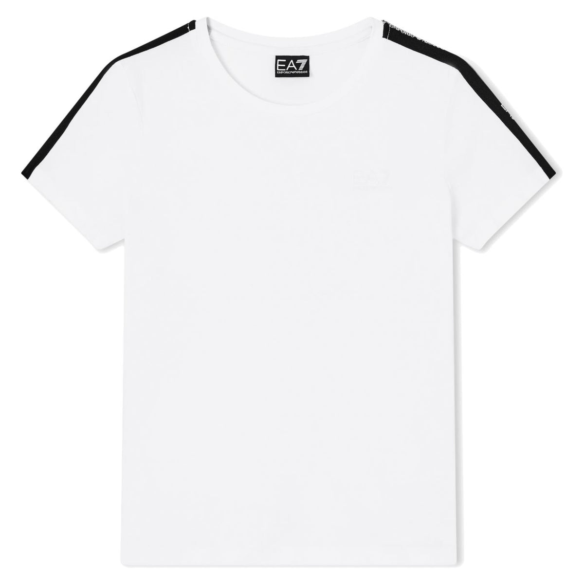 EMPORIO ARMANI 7 EA7 TRAIN TAPE W SLIM TEE - Bianco - vista 3