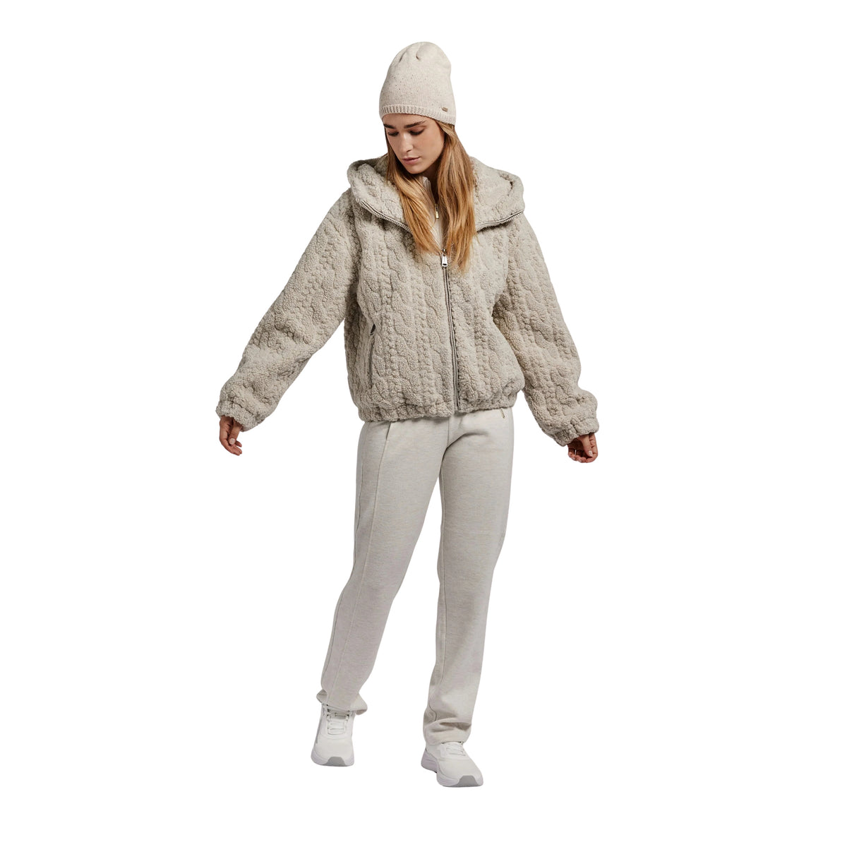 FREDDY FAKE FUR JACKET FZ HOODY - seconda immagine