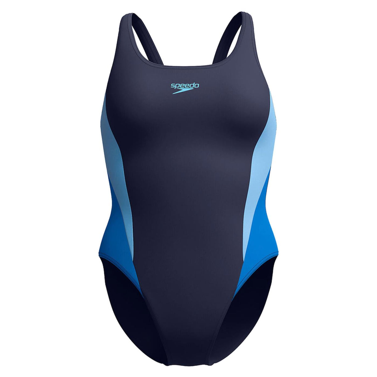 SPEEDO COLORBLOCK SPLICE 1PIECE - Blu - vista 4