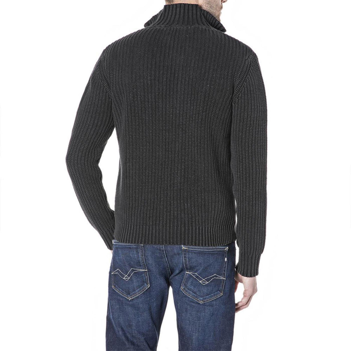 REPLAY MAGLIONE UOMO - Nero - vista 2