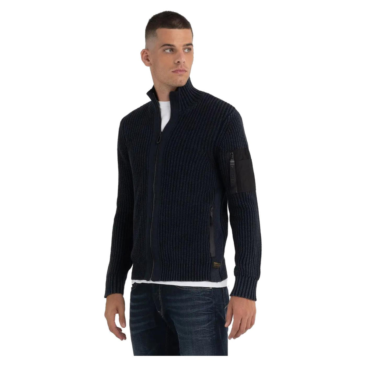 REPLAY MAGLIONE UOMO - Blu - vista 3