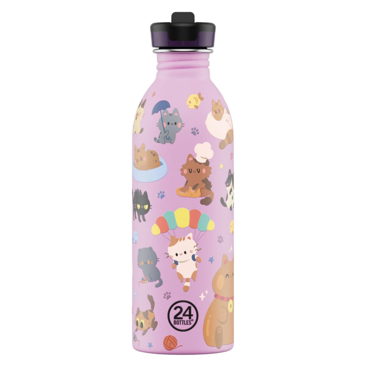 24 BOTTLES URBAN 500 MEAW FRIENDS - Rosa - immagine principale