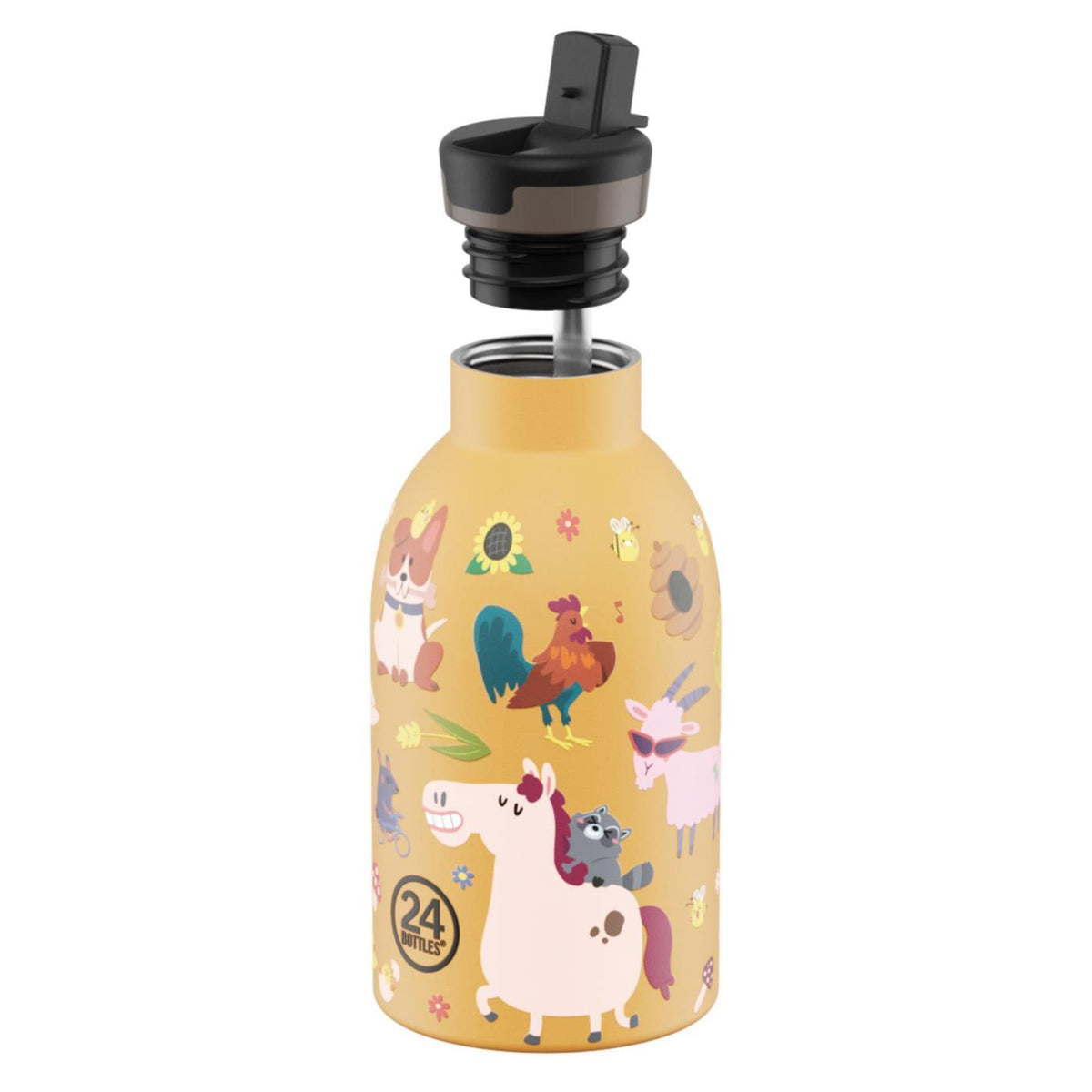 24 BOTTLES CLIMA 330 FARM FRIENDS - Giallo - vista 2