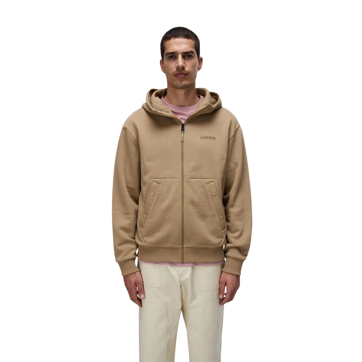 NAPAPIJRI B-YOURTE FULL ZIP HOODY - Beige - immagine principale