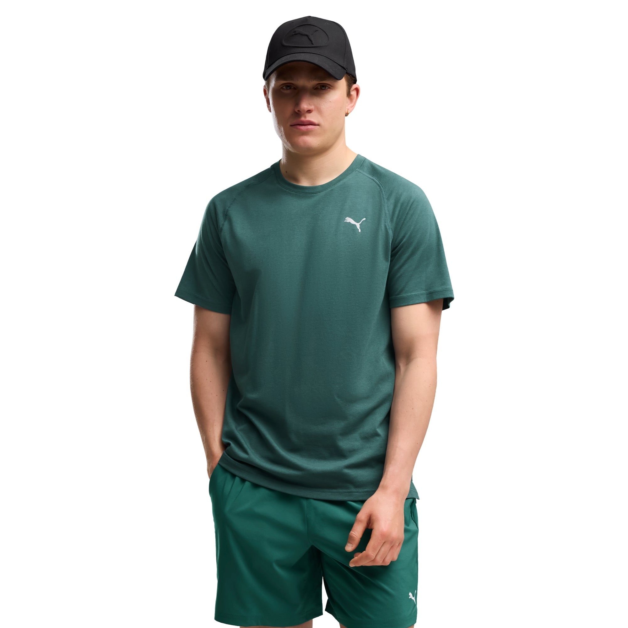 PUMA POWERTRAIN TRIBLEND TEE - Verde - immagine principale