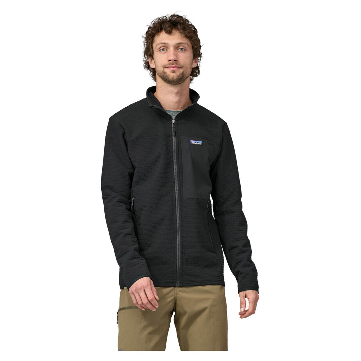 PATAGONIA R2 TECHFACE JACKET - Nero - vista 3
