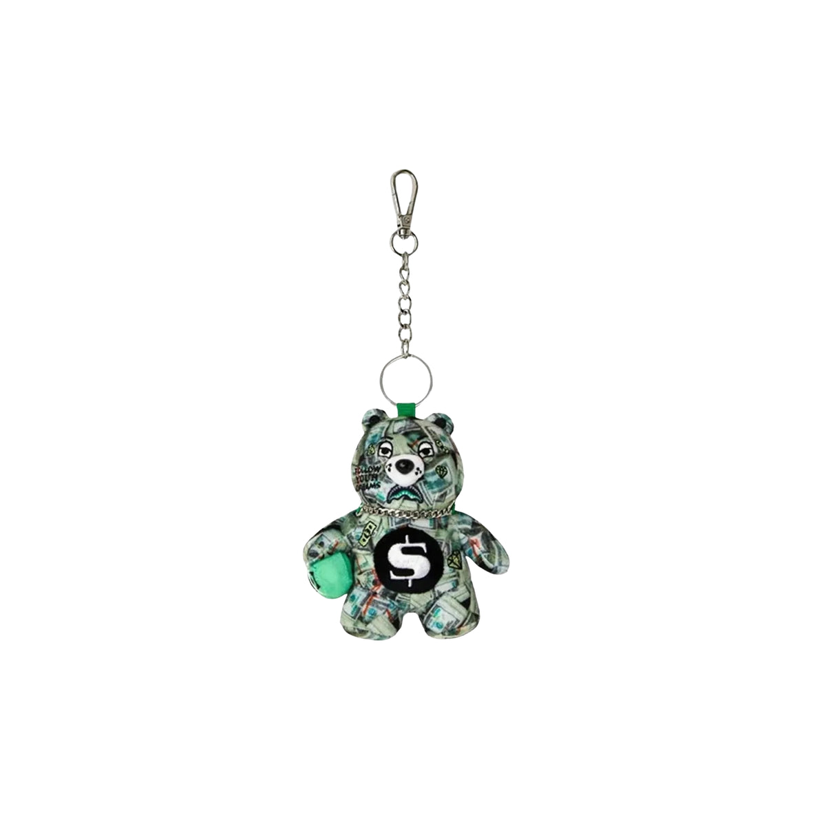 SPRAYGROUND MONEY BANKS BEAR KEYCHAIN