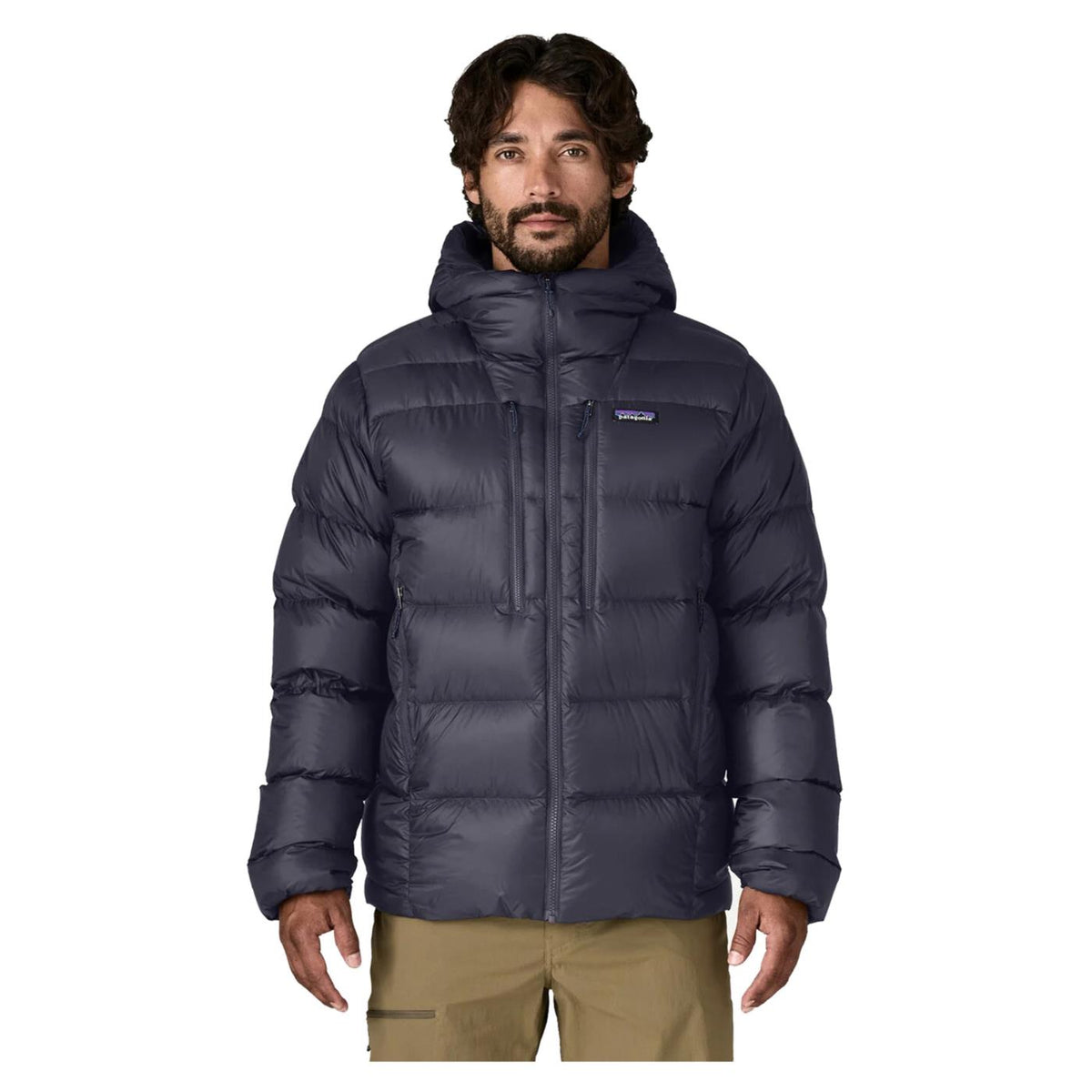 PATAGONIA FITZ ROY DOWN HOODY - Blu - vista 2