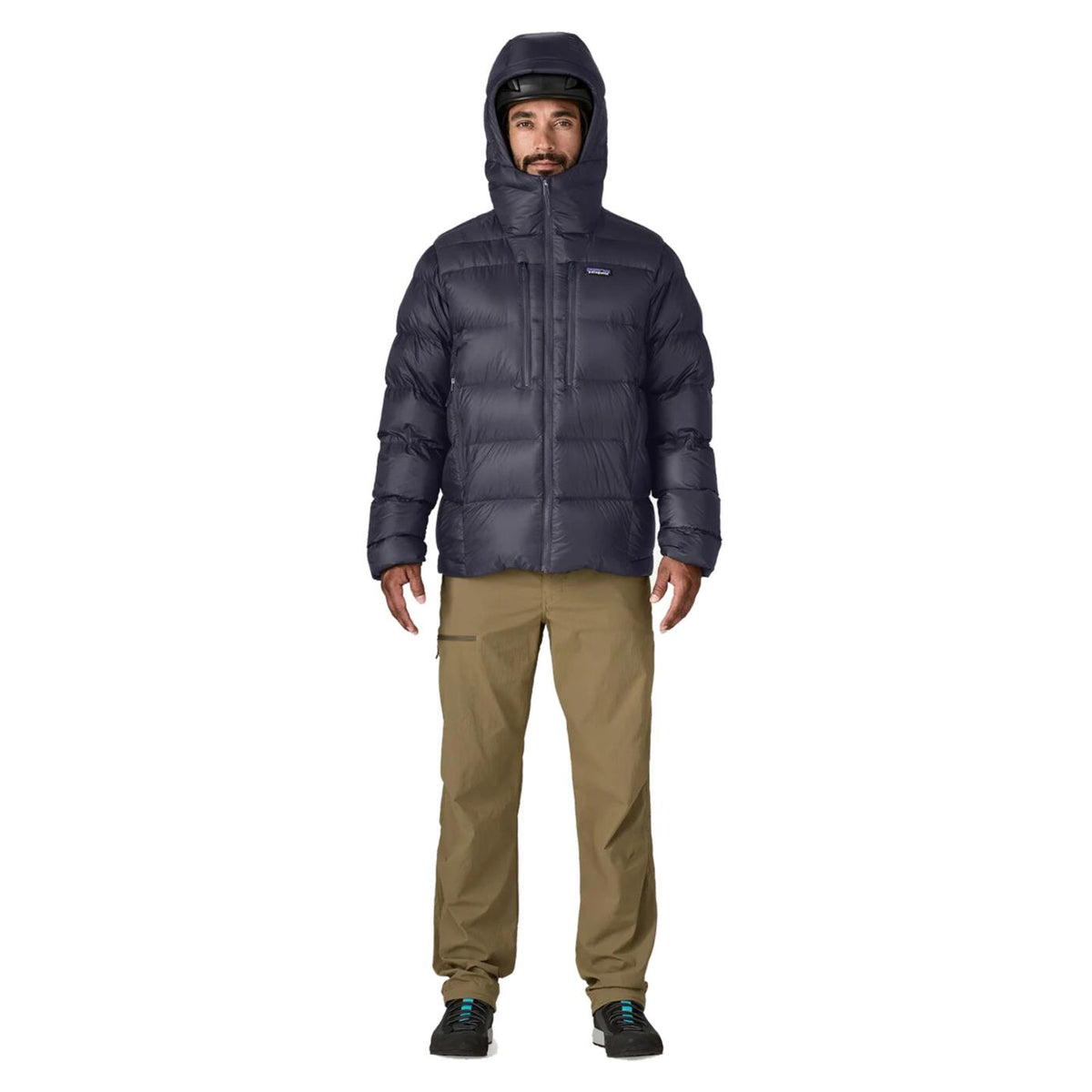 PATAGONIA FITZ ROY DOWN HOODY - Blu - vista 4
