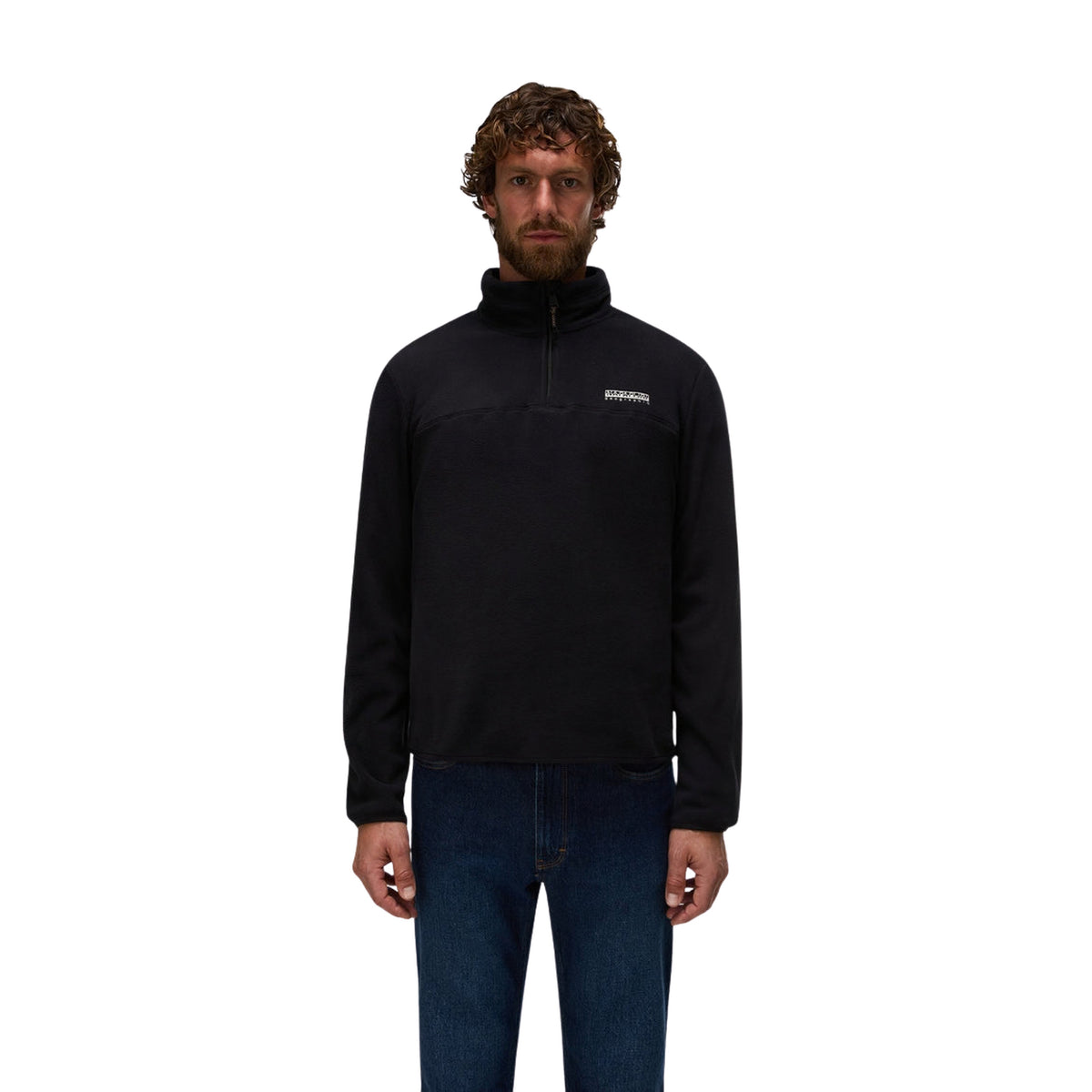 NAPAPIJRI T-DERGANA HALF ZIP - Nero - immagine principale