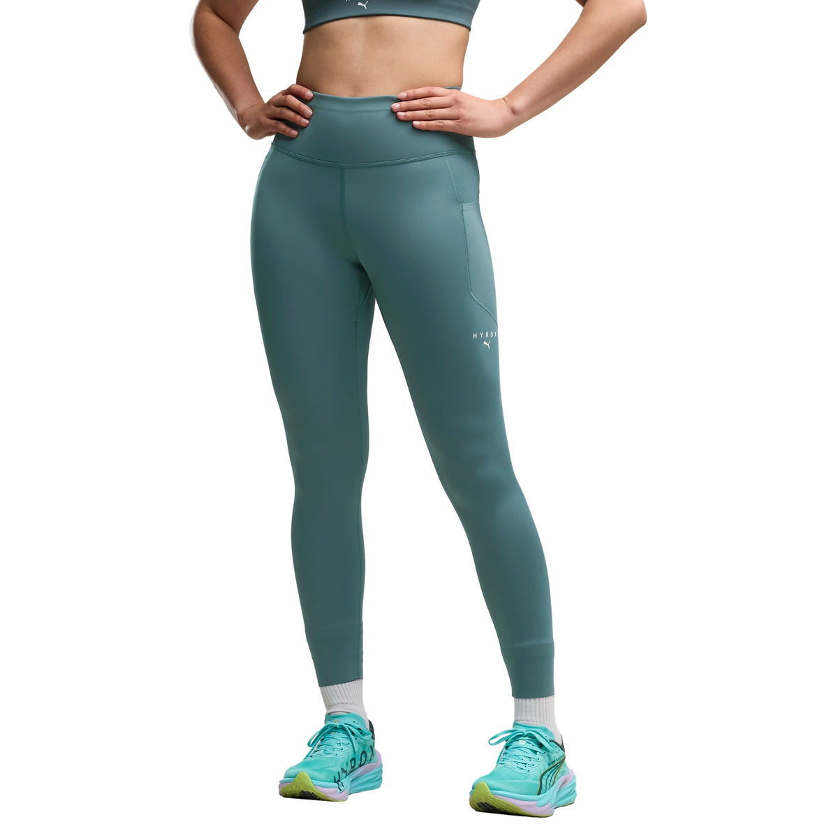PUMA HYROX POWERMODE 7/8 TIGHT - Verde - immagine principale