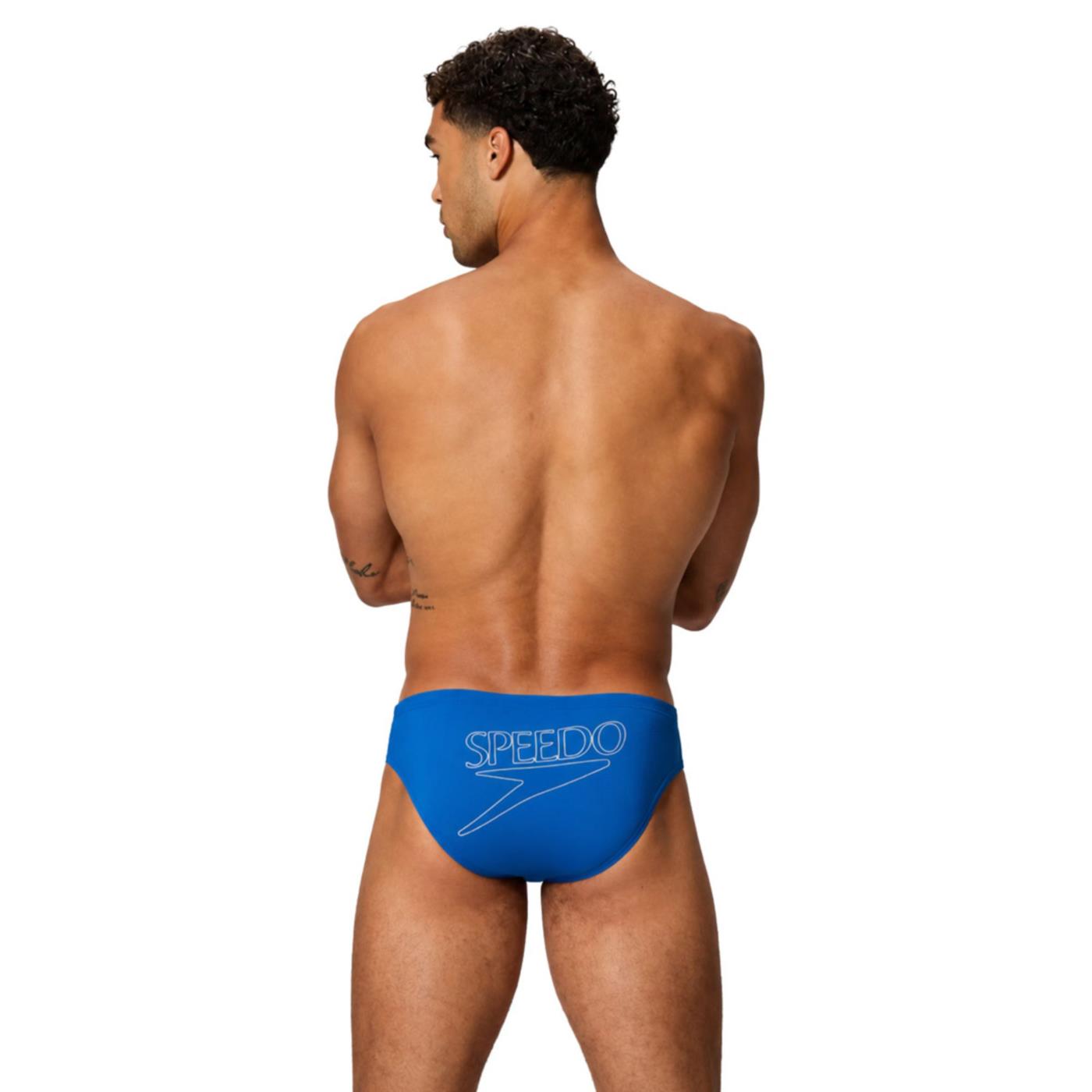 SPEEDO ENDURANCE+ LOGO BRIEF 2.5 - Blu Royal - vista 2