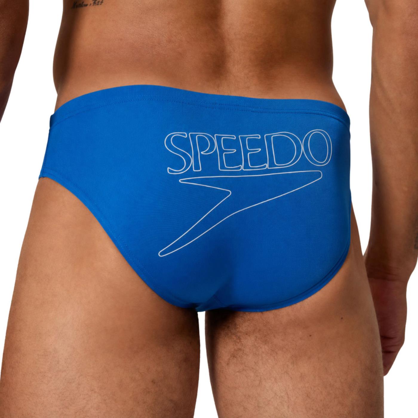 SPEEDO ENDURANCE+ LOGO BRIEF 2.5 - Blu Royal - vista 3