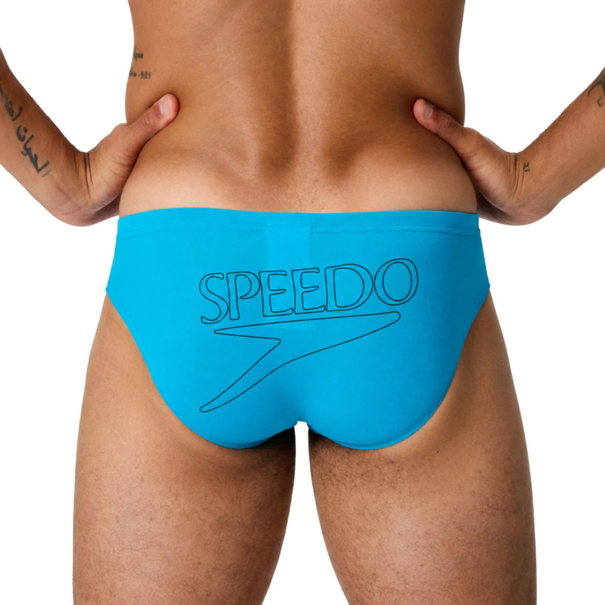 SPEEDO ENDURANCE+ LOGO BRIEF 2,5 - Turchese - vista 3