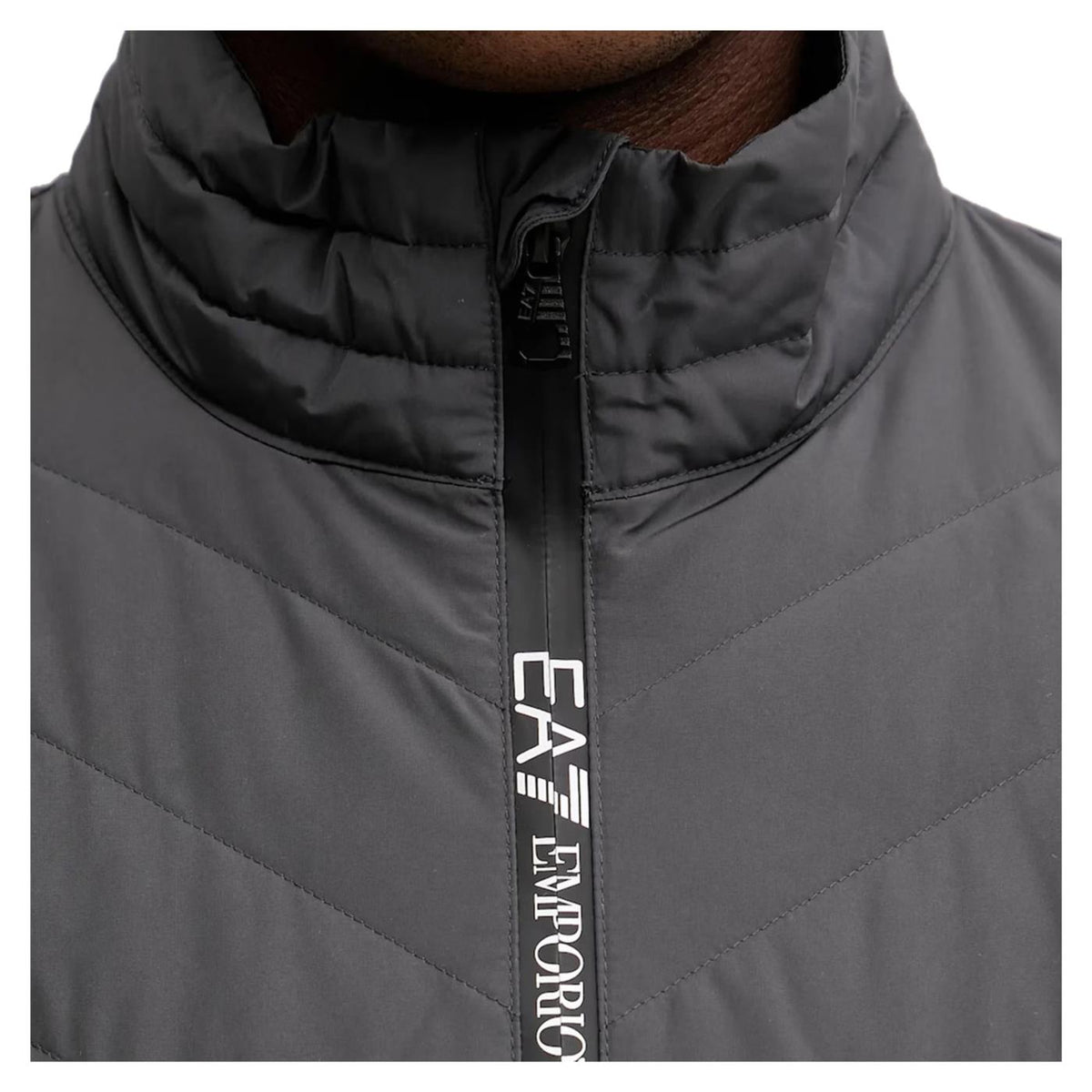 EMPORIO ARMANI 7 EA7 PREMIUM SHIELD DOWN JKT - Grigio scuro - vista 4