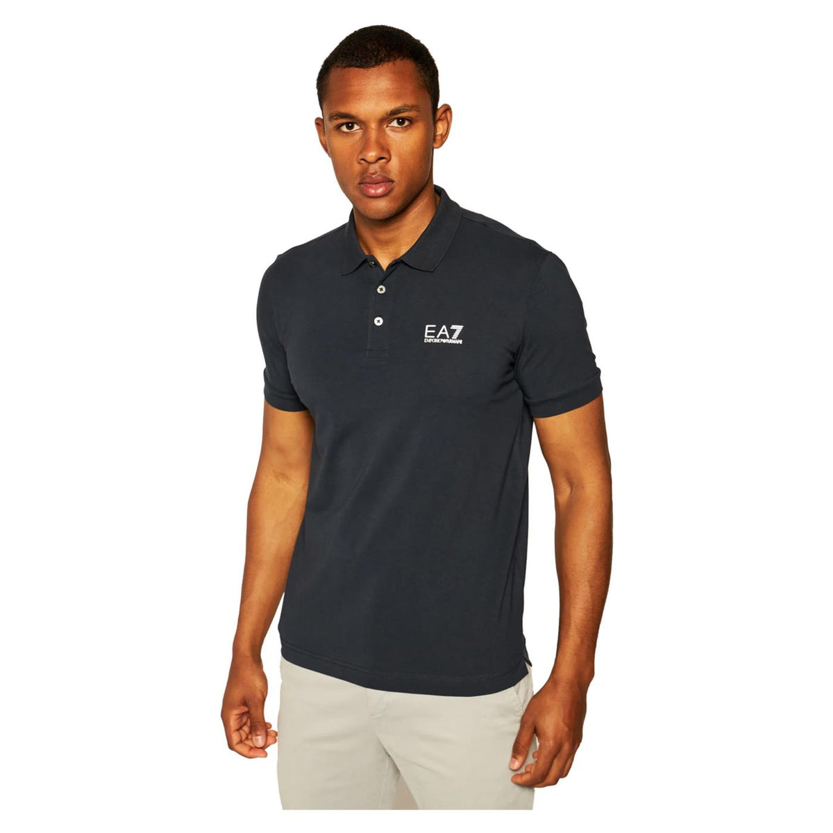 EMPORIO ARMANI 7 EA7 JERSEY POLO SHIRT