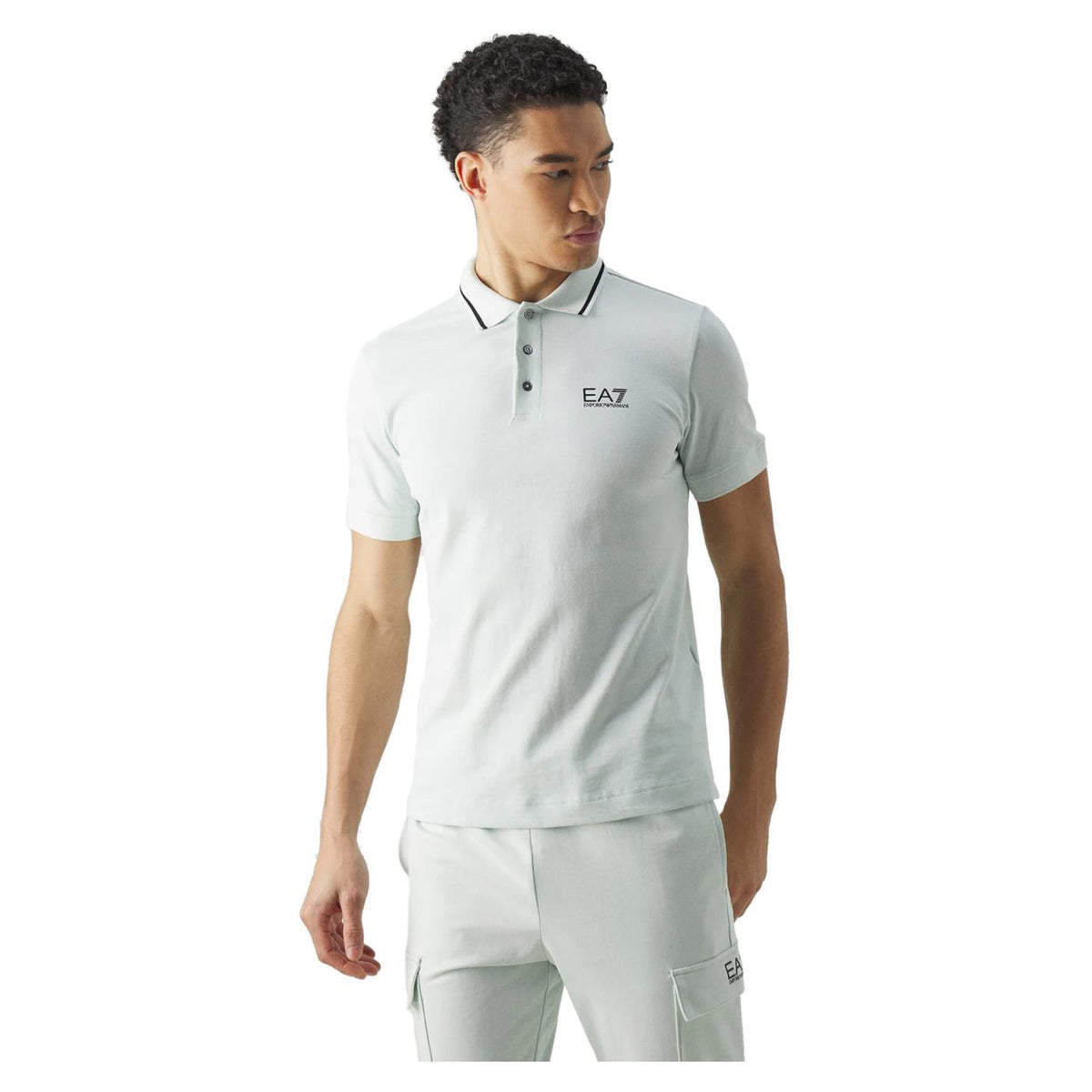 EMPORIO ARMANI 7 EA7 TRAIN CORE ID POLO PIQUET - seconda immagine