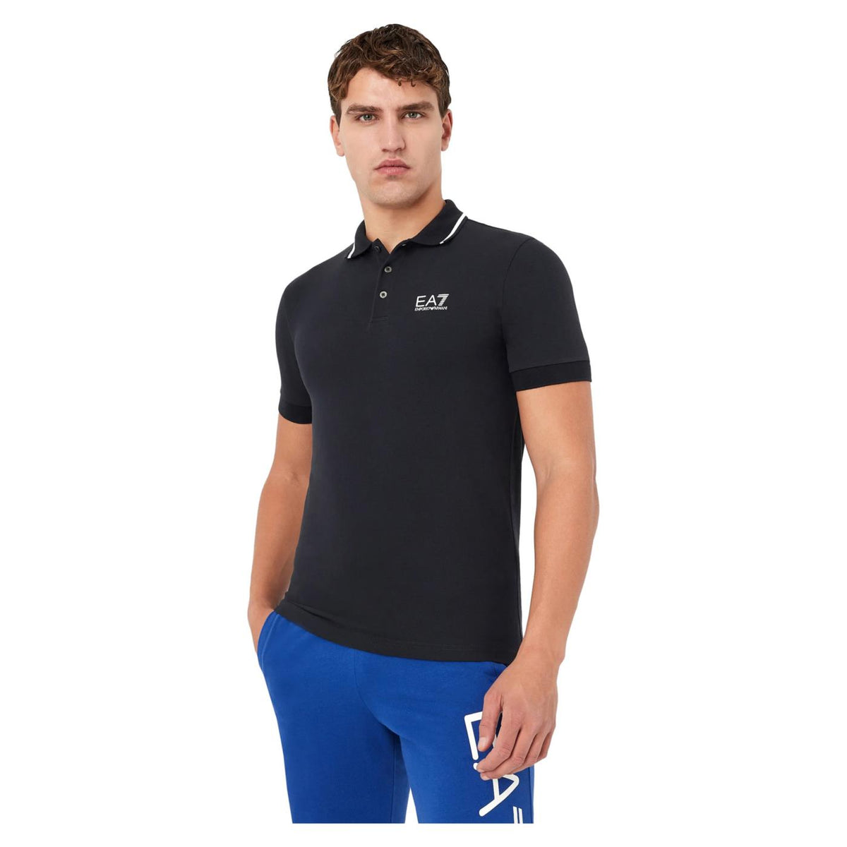 EMPORIO ARMANI 7 EA7 JERSEY POLO SHIRT